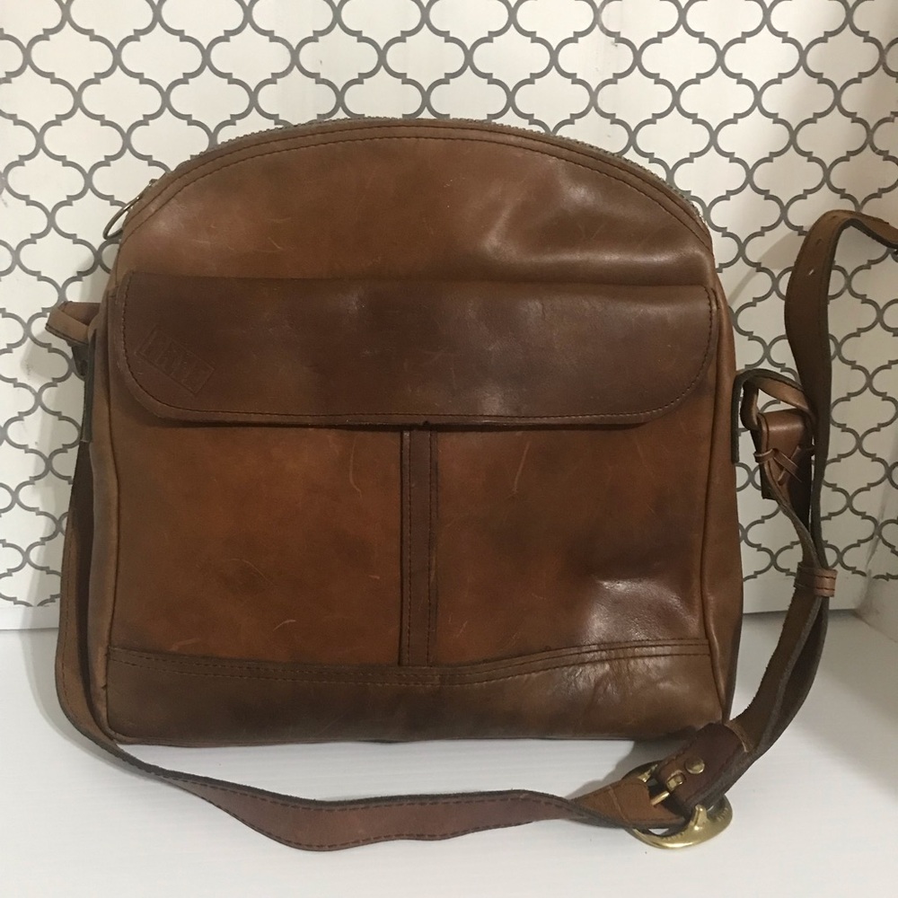Frye Brown Leather Crossbody / Shoulder Bag